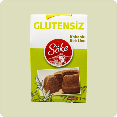 Söke Glutensiz Kakaolu Kek Unu